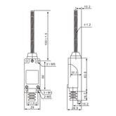 Tianyi Switch ME-8167 Flexible Spring Arm Limit Switch